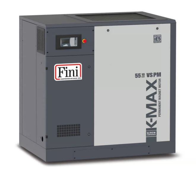 Fini 55kW VSD K-MAX Винтовой компрессор FINI K-MAX 55 VS PM. Компрессор с прямым приводом и частотным преобразователем. — изображение 1